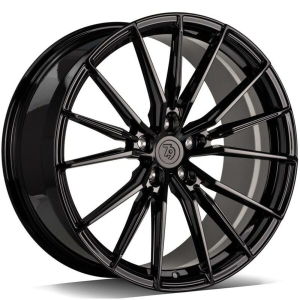 STATUSFÄLGAR MF.9 BLACK GLOSSY 9.5x21 5/112 ET30 CB66.6