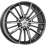 AEZ KAIMAN DARK GUNMETAL/POLISHED 8x19 8/19 ET30 CB66.6