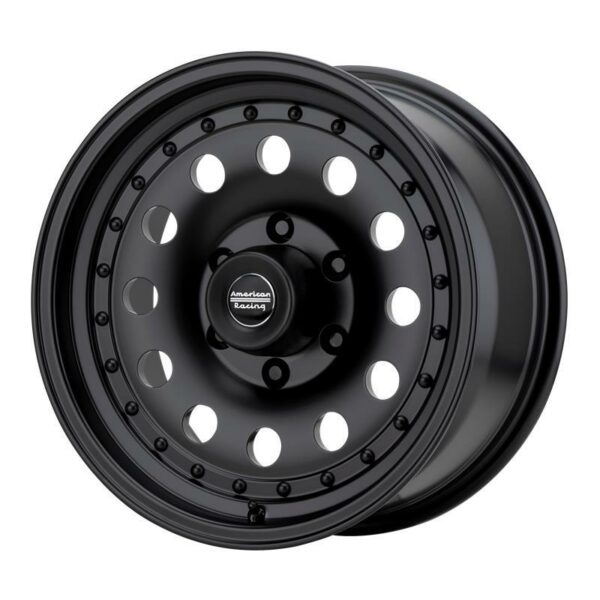AMERICAN RACING AR62 SATIN BLACK 10x16 8/165.1 ET-25 CB130.8