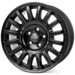 OZ RACING RALLY RAID MATT BLACK SILVER LETTERING  5X1 8.5x18 5/18 ET48 CB71.6