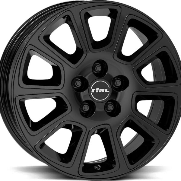 RIAL TRANSPORTER 2 DIAM BLACK 6.5x16 6/130 ET54 CB84.1
