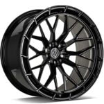 STATUSFÄLGAR MF.13 BLACK GLOSSY 11.5x21 5/112 ET17 CB66.6