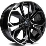STATUSFÄLGAR REWIND BLACK FRONT POLISHED 6x14 4/100 ET35 CB73.1