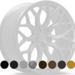 VOSSEN HF2 GLOSS BLACK 10.5x22 5/112 ET8 CB66.5