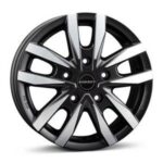 BORBET CW5 BLACK POLISHED MATT 6.5x16 5/16 ET60 CB65.1