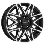 DEZENT KH DARK BLACK/POLISHED 6.5x16 5/16 ET51 CB65.1
