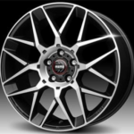 MOMO REVENGE EVO 2.0 MATT BLACK POLISHED 8x18 8/18 ET35 CB79.6
