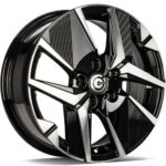 STATUSFÄLGAR LOIRE BLACK FRONT POLISHED 6.5x16 4/108 ET32 CB65.1