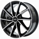 ALUTEC SINGA DIAMOND-BLACK FRONTPOLISHED  4X 6x16 6/16 ET23 CB65.1