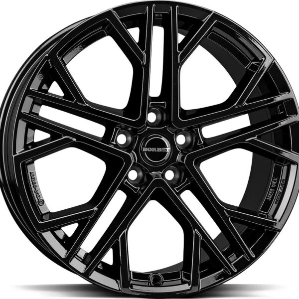 BORBET XV BLACK GLOSS 9.5x19 5/112 ET35 CB72.5