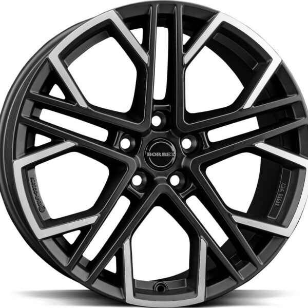 BORBET XV BLACK POL MATT 8.5x19 5/112 ET30 CB72.5