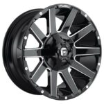 FUEL FC615 GLOSS BLACK MILLED 10x22 5/114.3-127 ET-18 CB78.1