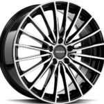 OXGIN KARL BLACK POL 8x18 5/112 ET43 CB66.6