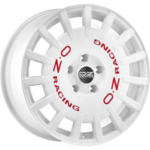 OZ RACING RALLY RACING RACE WHITE RED LETTERING  5X112 8x17 8/17 ET45 CB75