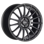 OZ RACING SUPERTURISMO LM MATT GRAPHITE SILVER LETTERING  5X112 8x18 8/18 ET45 CB66.6