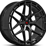 R-SERIES R21 GLOSS BLACK 8x18 5/112 ET45 CB66.6