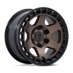STATUSFÄLGAR BR022 BAHARI BURNT BRONZE W/ MATTE BLACK LIP 8x18 6/120 ET45 CB74.6