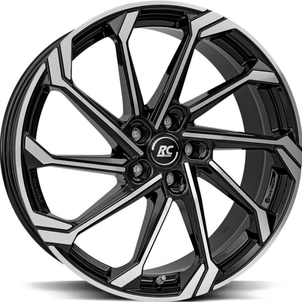 BROCK RC36 BLACK FULL POL 6.5x16 4/108 ET28 CB65.1