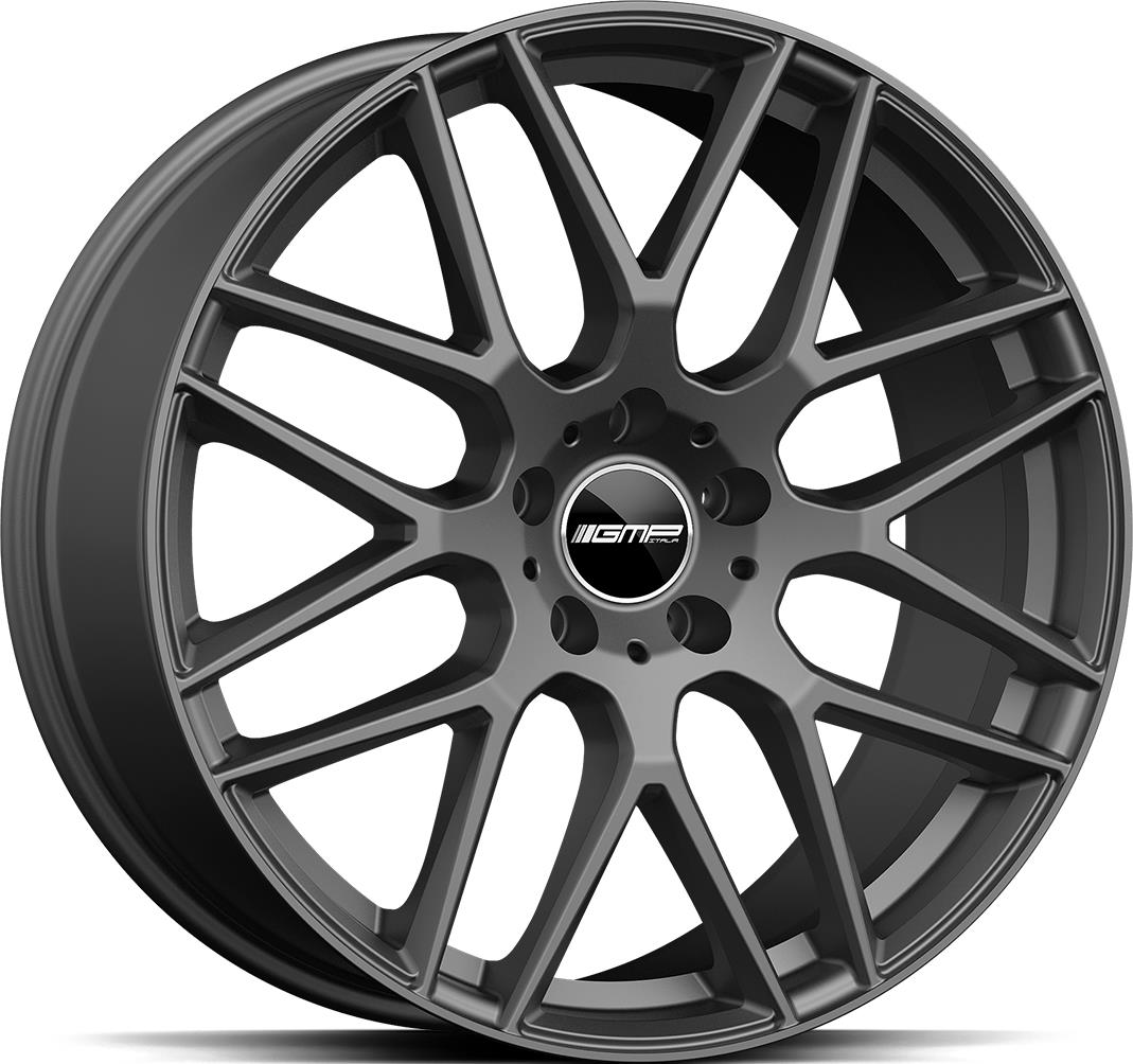 GMP-BERGHEM-MATT-ANTHRACITE-10x22-5130-ET35-CB84.1_Alumiinivanteet_180271_1.jpeg GMP BERGHEM MATT ANTHRACITE 10x22 5/130 ET35 CB84.1 - Image 1