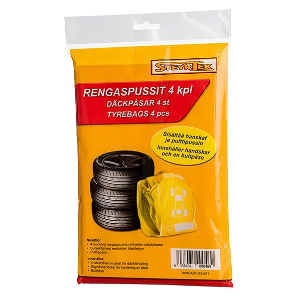 SteyrTek-Rengaspussit-4-kpl-hanskat-ja-pulttipussi_Pultit_181348_1.jpeg SteyrTek Rengaspussit 4 kpl + hanskat ja pulttipussi - Image 1